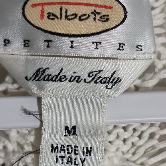 Talbots White Sweater - Picture 1 of 4